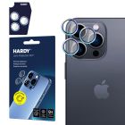 Protection de l'objectif pour Apple iPhone 15 Pro Max - HARDY Lens Protection Pro Rainbow