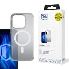 Étui pour Apple iPhone 15 Pro - 3mk Frosty MagCase Blanc