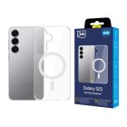 Coque robuste avec MagSafe pour Samsung Galaxy S25 - 3mk EverClear MagCase