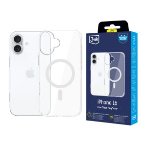 Coque robuste avec MagSafe pour Apple iPhone 16 - 3mk EverClear MagCase