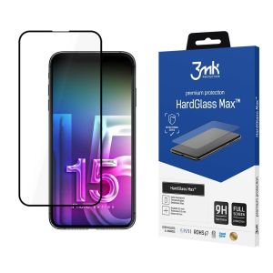 Verre trempé renforcé pour Apple iPhone 15 Pro Max - 3mk HardGlass Max