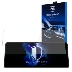 Film protecteur mat pour l'écran d'affichage de navigation de Mazda CX5 10,25" (2021 - 2025) – 3mk TechWrap Matte™ Center Display