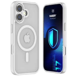 Coque MagSafe fumée pour Apple iPhone 17 – 3mk HARDY® Hazy MagCase™ Blanc