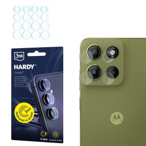 Verre de protection d'objectif pour l'appareil photo de Motorola Moto G15 / G15 Power - 3mk HARDY® Fusion Lens Protection™