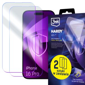 2x Film protecteur pour Apple iPhone 16 Pro - 3mk HARDY® ARC+