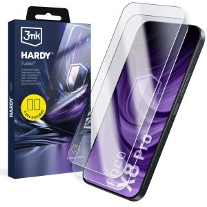2x verre hybride pour POCO X8 Pro - 3mk HARDY® Fusion™