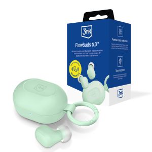 Écouteurs sans fil TWS 3mk FlowBuds 6.0™ Mint Green