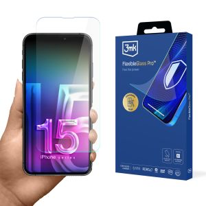 Verre incassable pour Apple iPhone 15 Pro Max - 3mk FlexibleGlass Pro