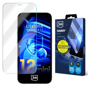 Film super résistant pour Apple iPhone 12 Mini - 3mk HARDY® Tectra™ (garantie à vie)
