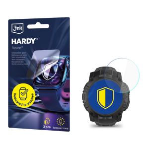 Verre hybride pour smartwatch Garmin Instinct 3 Tactical Edition 50mm - 3mk HARDY® Fusion Watch Protection™