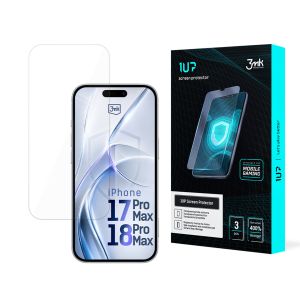 Film de protection pour Apple iPhone 17 Pro Max/ 18 Pro Max - protecteur d'écran 3mk 1UP (3 pièces)