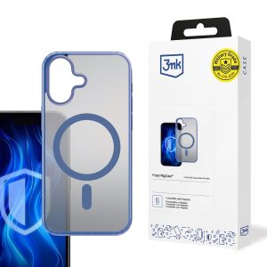 Etui do Apple iPhone 16 Plus - 3mk Frosty MagCase Bleu