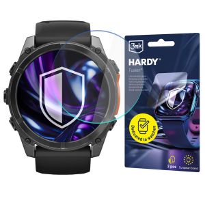 Verre hybride pour smartwatch Garmin Fenix 8 Pro 51mm (Amoled, MicroLED) - 3mk HARDY® Fusion Watch Protection™