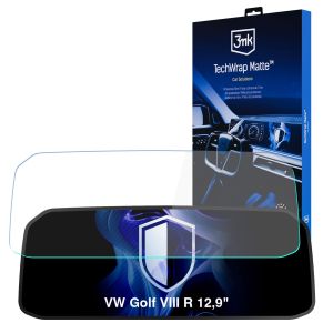 Film de protection mat pour l'écran du groupe d'indicateurs de VW Golf VIII R 12,9' (2024 - )  – 3mk TechWrap Matte Cluster™