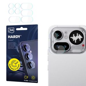 Verre de protection d'objectif pour l'appareil photo de Nothing Phone (4a) Pro - 3mk HARDY® Fusion Lens Protection™