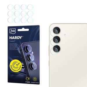 Verre de protection d'objectif pour l'appareil photo de Samsung Galaxy S24+ - 3mk HARDY® Fusion Lens Protection™