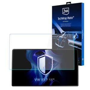 Film protecteur mat pour l'écran du système de navigation pour VW ID.7 15" (2024 - ) – 3mk TechWrap Matte™ Center Display