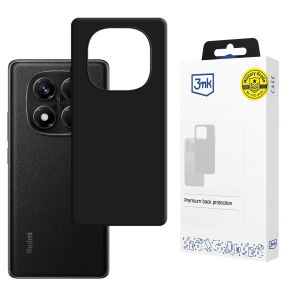 Coque en silicone pour Redmi Note 14 Pro 5G - 3mk HARDY® Mellow Case™ Noir