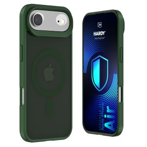 Coque MagSafe fumée 3mk HARDY® Hazy MagCase™ Verte pour Apple iPhone Air