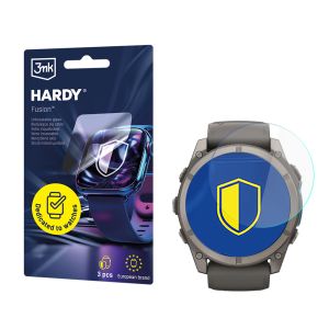 Verre hybride pour smartwatch Garmin Fenix 9 51mm - 3mk HARDY® Fusion Watch Protection™