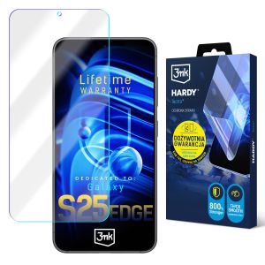 Film super résistant pour Samsung Galaxy S25 Edge - 3mk HARDY® Tectra™ (garantie à vie)