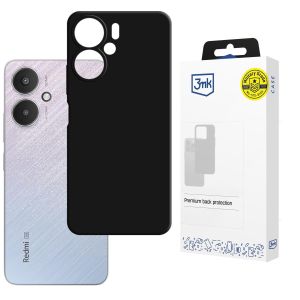 Coque en silicone pour Redmi 13C 5G - 3mk HARDY® Mellow Case™ Noir