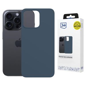 Coque en silicone avec MagSafe pour Apple iPhone 15 Pro Max - 3mk HARDY® Mellow MagCase™ Blue