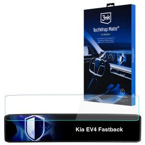 Film protecteur mat pour écran de navigation pour Kia EV4 Fastback (2025 - ) – 3mk TechWrap Matte™ Center Display