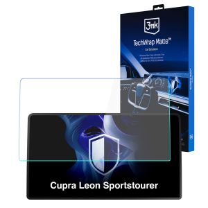 Film protecteur mat pour l'écran d'affichage de navigation de Cupra Leon Sportstourer (2024 - ) – 3mk TechWrap Matte™ Center Display