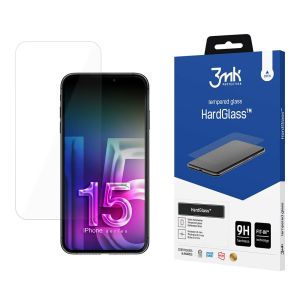 Verre trempé pour Apple iPhone 15 - 3mk HardGlass