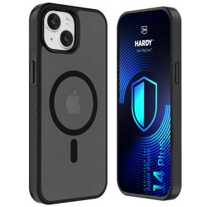 Étui MagSafe fumé pour Apple iPhone 14 Plus – 3mk HARDY® Hazy MagCase™ Noir