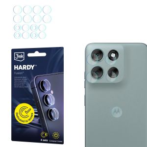 Verre de protection d'objectif pour l'appareil photo de Motorola Moto G56 - 3mk HARDY® Fusion Lens Protection™