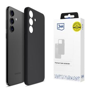 Coque en silicone pour Samsung Galaxy S24+ - 3mk HARDY® Mellow Case™ Noir