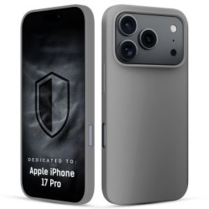 Coque en silicone pour Apple iPhone 17 Pro/ 18 Pro - 3mk HARDY® Mellow Case™ Gris