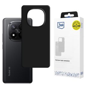 Coque en silicone pour Redmi Note 14 Pro+ - 3mk HARDY® Mellow Case™ Noir
