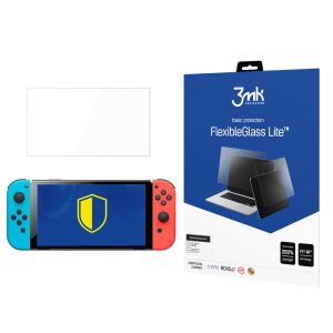 Verre hybride incassable pour Nintendo Switch Oled - 3mk FlexibleGlass Lite