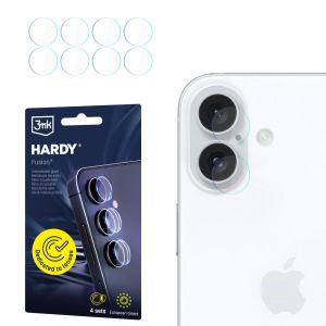 Verre de protection d'objectif pour l'appareil photo de Apple iPhone 16 - 3mk HARDY® Fusion Lens Protection™