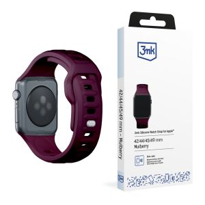 Le bracelet en silicone pour 42/44/45/46/49 mm Mulberry (big) - 3mk Silicone Watch Strap