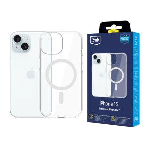 Coque robuste avec MagSafe pour Apple iPhone 15 - 3mk EverClear MagCase