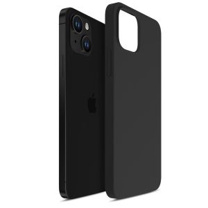 Coque en silicone pour Apple iPhone 14 - 3mk HARDY® Mellow Case™ Noir