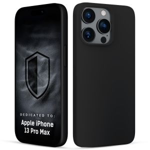 Coque en silicone pour Apple iPhone 13 Pro Max - 3mk HARDY® Mellow Case™ Noir