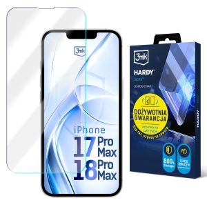 Film super résistant pour Apple iPhone 17 Pro Max/ 18 Pro Max - 3mk HARDY® Tectra™ (garantie à vie)