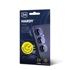 Verre de protection d'objectif pour l'appareil photo de Redmi 14C / POCO C75 / Redmi A4 5G - 3mk HARDY® Fusion Lens Protection™