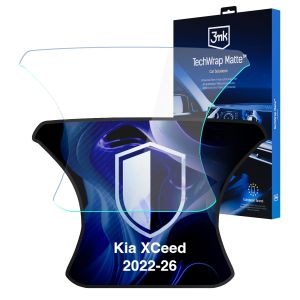 Film de protection mat pour l'écran du tableau de bord de Kia XCeed (2022 - 2026) – 3mk TechWrap Matte Cluster™