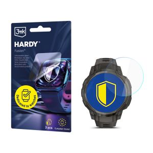 Verre hybride pour smartwatch Garmin Instinct Crossover AMOLED - 3mk HARDY® Fusion Watch Protection™