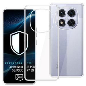 Coque transparente pour Redmi Note 14 PRO 5G/POCO X7 5G – 3mk HARDY® Vision Case™