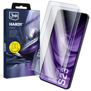 2x verre hybride pour Samsung Galaxy S23 5G - 3mk HARDY® Fusion™