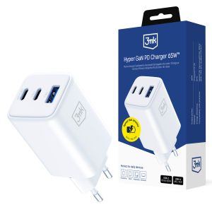 Chargeur mural USB-C USB-A 3mk Hyper GaN PD Charger 65W™
