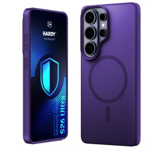 Etui Smoked MagSafe do Samsung Galaxy S26 Ultra – 3mk HARDY® Hazy MagCase™ Purple