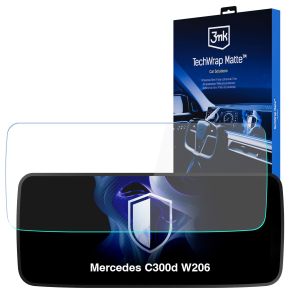 Film de protection mat pour l'écran du tableau de bord pour Mercedes C W206 (2022 - 2026) – 3mk TechWrap Matte Cluster™